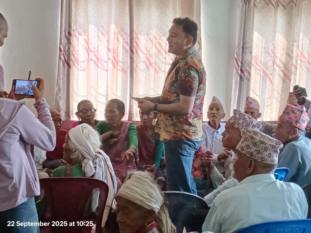 अनवरत सेवारत वडाध्यक्ष भुन्टु !